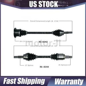 2X TrakMotive Front Left Right CV Axle Shaft Joint Fits 2003-2008 Infiniti FX45
