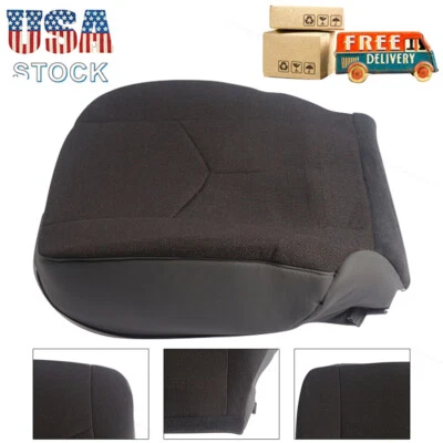 Driver Bottom Cloth Seat Cover Fit 2003-2007 Chevrolet Silverado 1500 2500 3500 Foto 1 de 4