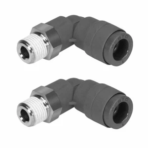 2 Qty. NEW FESTO 160520 Push-In L-Fittings, QSL-V0-1/2-10, FREE SHIPPING! - Picture 1 of 2