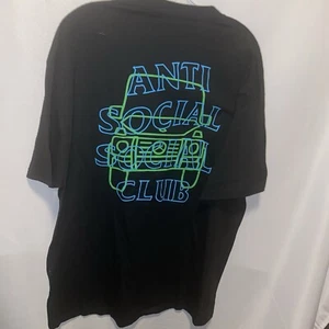 Anti Social Social Club x RSVP Gallery Black Tee T-Shirt ASSC Size XL New - Picture 1 of 8