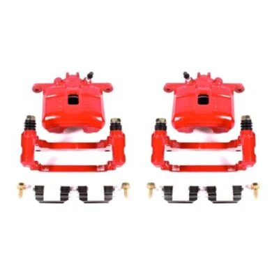 Power Stop S2808 for 02-06 Acura RSX Front Red Calipers W/brackets - Pair - Image 1 of 2