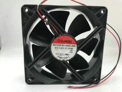 1X Sunon 12038 EEC0381B1-000C-A99 DC12V 10W cooling fan - Image 1 of 4