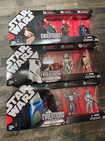 Star Wars Evolutions Bundle New Mandalorian Fett, The Sith, & Clone Troopers Cover