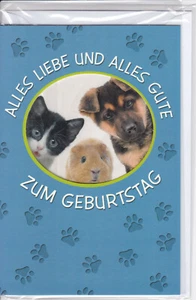 1 Glückwunschkarte zum Geburtstag Sprüche Karte mit Innentext   #52-H1252 - Bild 1 von 2