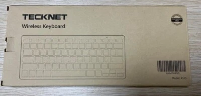 Tecknet wireless Mini Compact keyboard x315 Grey - Image 1 of 3