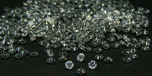 50 PCS. 1.5 MM. EUROPE MACHINE CUT WHITE CUBIC ZIRCONIA CZ - Picture 1 of 1