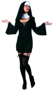 COSTUME CARNEVALE SUORA CHIESA VESTITO ADULTA GUIRCA TAGLIA 44-46 MONACA - Imagen 1 de 2