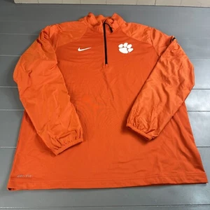 Nike Clemson Tigers Dri-Fit 1/4-Reißverschluss Pullover Jacke Windbreaker Herren Größe Large - Bild 1 von 17