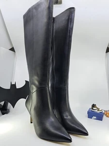 Botas de aguja Aldo Laroche para mujer de cuero negro hasta la rodilla UK 5 - Excelentes - Imagen 1 de 17