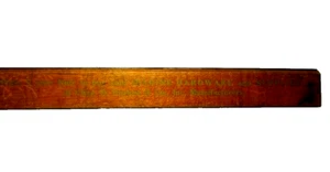 VTG 1920s Chas Durkees Co Marine Hardware Advertising Ruler 12" Bowling Green NY - Picture 1 of 7