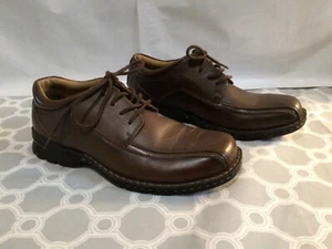 Scarpe Oxford Dockers Pro Style da uomo 9M in pelle marrone stringate 90-29023 NUOVE BxE-1 - Foto 1 di 12