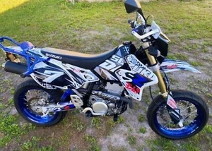 Suzuki DRZ400SM Drz400s drz400 Supermoto DRZ SEMI CUSTOM GRAPHICS KIT Wasp - Picture 1 of 3