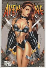 1996 AVENGELYNE ARMAGEDDON #2 NM Scott Clark Variant Cover Maximum Press Comics 
