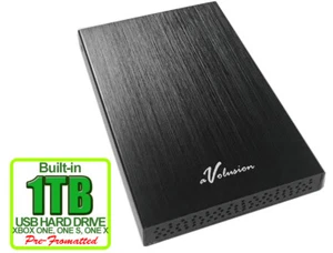 New Avolusion 1TB USB 3.0 (XBOX One Pre-Formatted) External XBOX One Hard Drive - Picture 1 of 7