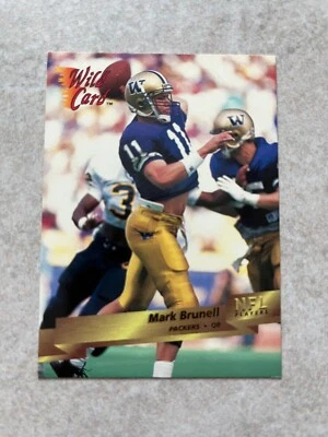 1993 Wild Card Mark Brunell #135 NCAA Washington Huskies - Image 1 of 2