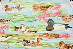 DUCK POND FROM MICHAEL MILLER- 100% COTTON FABRIC - Picture 1 of 6