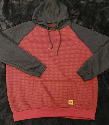 拼色长袖休闲连帽运动衫带 Kanga 口袋 XL 码 — 第 1/4 张图片