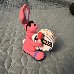 Energizer Bunny Vinyl Figur Trommel Spielzeug *LESEN* Vintage kultiges Batteriemaskottchen - Bild 1 von 6