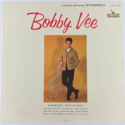 Bobby Vee - Self Titled 1961  12" LP Vinyl Record Indianapolis Press LST 7181 EX - Image 1 of 4