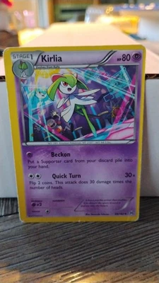 KIRLIA Break Through POKEMON Non-Holo MISS-CUT-PRINT 2015 Trading Card 69/162 - Image 1 of 2