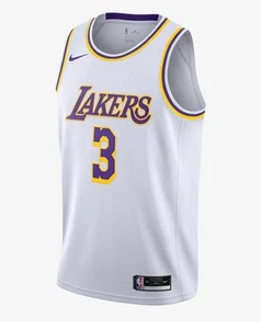 NIKE NBA LA LAKERS ANTHONY DAVIS ASSOCIATION ED. SWINGMAN JERSEY Sz S (40) NWT - Bild 1 von 10