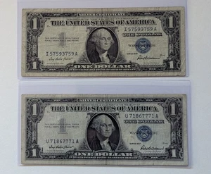 Us Two, 1957, Silver Certificates, Blue Seal  - Picture 1 of 2