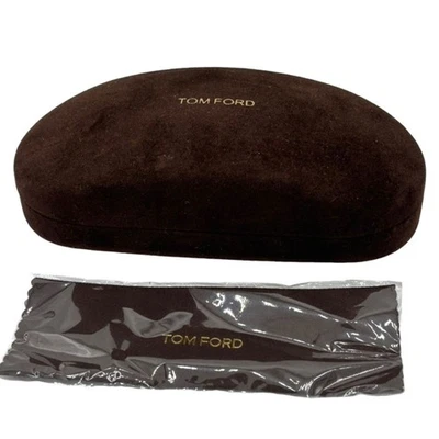 New Tom Ford Brown Velvet Eyeglass/Sunglass Case - Image 1 of 4