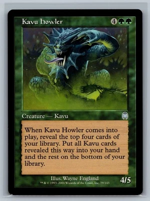 Magic The Gathering Apocalypse Kavu Howler #79/143 MTG TCG CCG - Image 1 of 2
