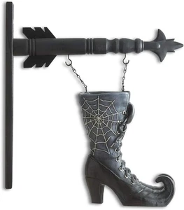 Cadenas de decoración de letrero de Halloween de repuesto de flecha de bota de bruja 15" - Imagen 1 de 1