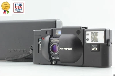 [ MINT w/ Case ]  Olympus XA Rangefinder 35mm Film Camera A11 Flash From JAPAN - Image 1 of 4