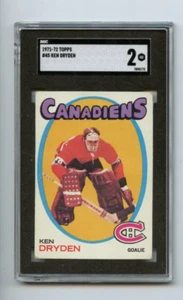 1971-72 Topps Hockey Ken Dryden Montreal Canadiens #45 🚀⚾️ SGC Graded 2 - Picture 1 of 2