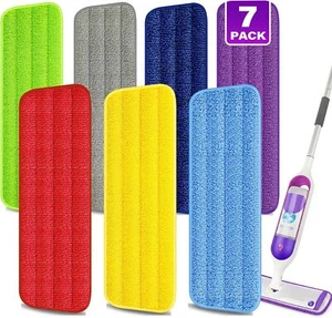7 Count Reusable Microfiber Mop Pads for Swiffer PowerMop - MEXERRIS Microfiber - Picture 1 of 5