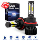 4 Sides 9007/HB5 LED Headlight Lights Bulbs Kit High Low Beam Super Bright 6000K