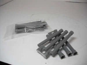 Matchbox Lesney #10D&E Grey Plastic Replacement PIPES. Leyland Pipe Truck OEM - Picture 1 of 2
