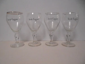 "Irish Coffee" Gläser mit Kleeblatt 4 Stück , Höhe 14,5 cm - Bild 1 von 3