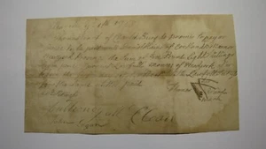 1768 Promissory Note Payable in New York Colonial Currency Note Charles Burg - Picture 1 of 2