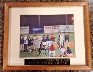 TED WILLIAMS, Bobby Doerr & other Red Sox signed 8"x10" photo PSA pre-certifed - Picture 1 of 6