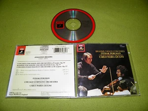 Brahms - Violin Concerto - Perlman - Giulini 1986 Japan Full Silver No IFPI 1A1 - Picture 1 of 2