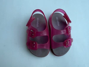 Mini Melissa Open Tow Baby Vegan Sandals Sz US 7 - Picture 1 of 13