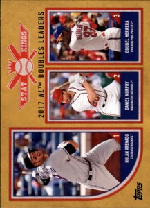 2018 Topps Big League Gold #307 Odubel Herrera/Daniel Murphy/Nolan Arenado NM-MT