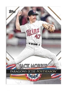 2022 Topps Update JACK MORROS Paragons of the Postseason - TWINS - PP-25 - Picture 1 of 1
