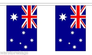 AUSTRALIA FLAG BUNTING 9 metres 30 flags MELBOURNE - Picture 1 of 1