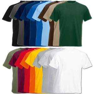 Herren T-Shirt *01  Super Premium Baumwolle Value Shirts S M L XL XXL 3XL 4XL 5X - Picture 1 of 8