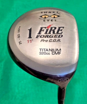 Snake Eyes Fire Forged Driver 11*  /  RH  /  Ladies Graphite ~47.25"  /  jd7976 - Image 1 of 4