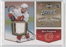 2007-08 Upper Deck MVP One on Dual Memorabilia Alex Tanguay Joffrey Lupul #OO-AJ