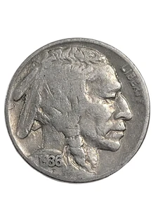 1936 Buffalo Nickel 5C • U.S. Indian Head Coin • Vintage • See All Pictures - Picture 1 of 8