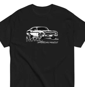 T-shirt 1968-1972 Nova, Maglietta American Muscle Car Enthusiast - Foto 1 di 17