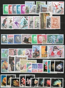 Timbre Monaco année complete 1980 neufs avec trace de charnières MH - Imagen 1 de 1