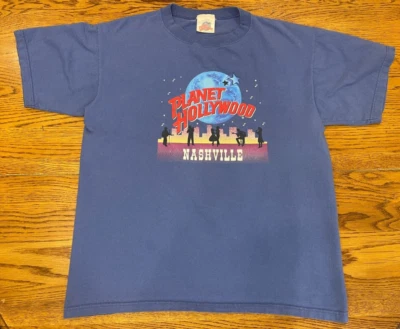Camiseta De Colección 1991 Planet Hollywood Nashville Tennessee Adulto L Grande Foto 1 de 4
