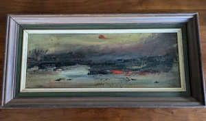 Roger Holt Arizona Abstraktes Ölgemälde Modernist Expressionist Original Kunst - Bild 1 von 5